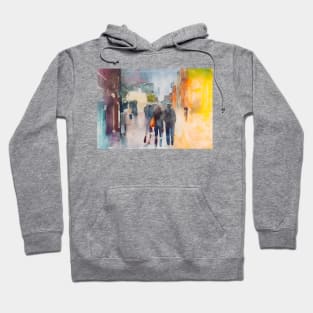 street scene Hoodie